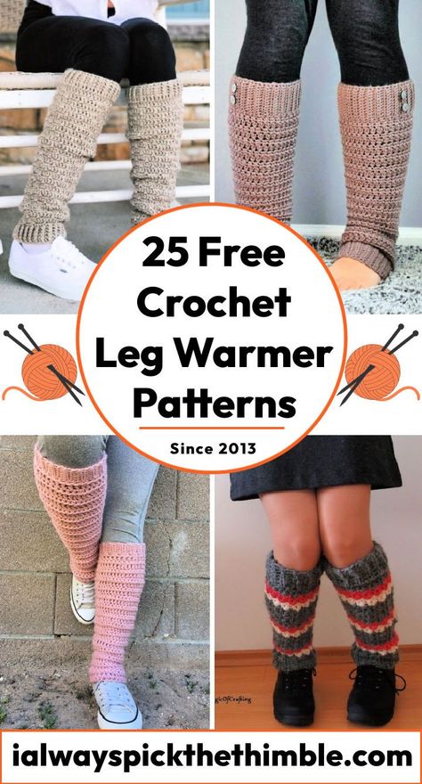 25 Crochet Leg Warmer Patterns {Leg Warmers Pattern Free} Crochet Leg Warmers Free Pattern, Crochet Legwarmers, Crochet Onesie, Crochet Footwear, Kids Leg Warmers, Leg Warmers Crochet Pattern, Man Slippers, Leg Warmers Pattern, Crochet Boot Cuffs