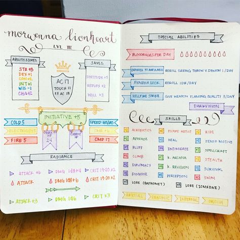 Dnd Bullet Journal, Pathfinder Character Sheet, Journal Character, Dungeons And Dragons Diy, Dnd Diy, Dnd Druid, Dnd Character Sheet, Dnd Crafts, Journal Idea