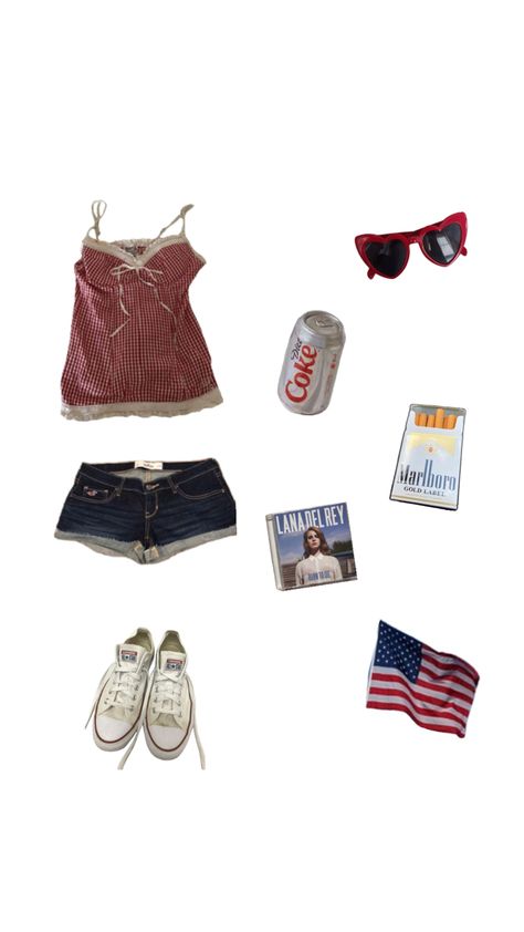 vintage americana/ coquette Vintage Americana Coquette, Americana Coquette, Americana Outfits, Vintage Americana, 4th Of July, Clothes