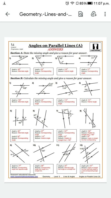 Angles In Parallel Lines, Geometry Tips, 10th Grade Geometry, Geometric Formulas, Math Formula Chart, Math Signs, Teaching Math Strategies, Teaching Geometry, Math Quotes