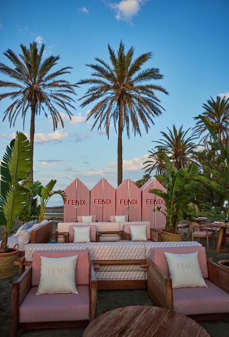 Miami Beach Club, Marbella Beach, Corporate Event Design, Beach Cabana, Beach Events, Marbella Spain, Event Design Inspiration, Beach Boutique, Event Activities