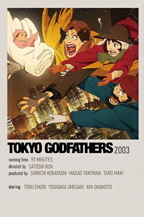 Tokyo Godfathers, Good Animated Movies, Petty Revenge, Japanese Animated Movies, New Movies To Watch, Anime Suggestions, Good Anime Series, Animes To Watch, Great Movies To Watch