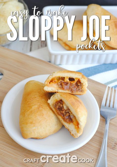 Sloppy Joe pockets are an easy go to meal and perfect for using up leftovers! This kid-friendly recipe is a perfect choice for busy weeknights! #sloppyjoes #hotpockets #kidfriendlyrecipes #weeknightdinner #dinnerrecipes Sloppy Joe Hot Pockets, Leftover Sloppy Joe, Sloppy Joe Pockets, Leftover Sloppy Joes, Pockets Recipe, Leftover Ideas, Easy Go, Sloppy Joes Recipe, Quick Dinners