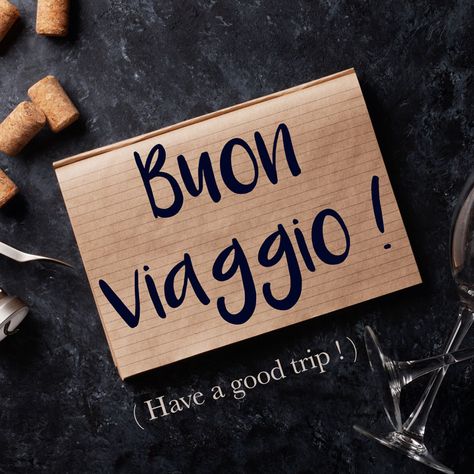 Italian Phrase of the Week: Buon viaggio! (Have a good trip!) Find out more about this phrase and it's pronunciation by visiting the full article! #italian #italiano #italy #italianlessons #italianlanguage Have A Good Trip, How To Speak Italian, Good Trip, Learn To Speak Italian, Everyday Italian, Italian Grammar, Italian Vocabulary, Learning Languages Tips, Italian Lessons