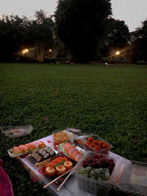 Evening Picnic, Picnic Date Food, Couple Sweet, Outdoors Aesthetic, Nuts Snacks, Snap Stories, Night Picnic, Field Football, University Dorm