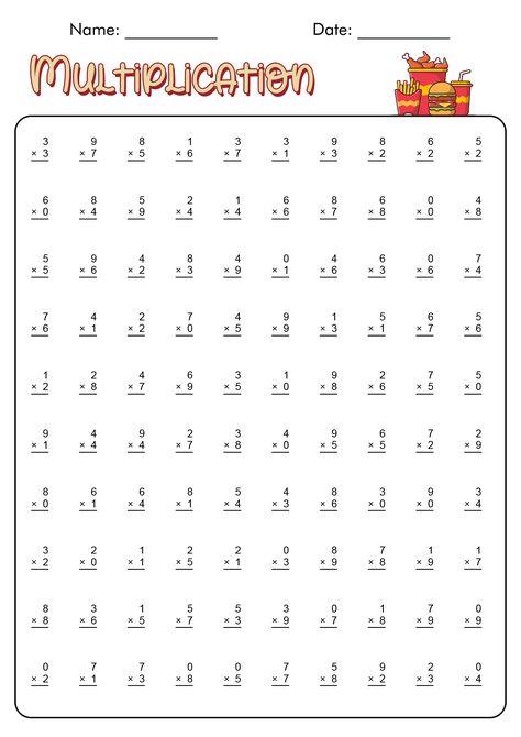 Math Multiplication Worksheets 3rd Grade 2nd And 3rd Grade Worksheets, Multiply Worksheets 3rd Grade, Fourth Grade Worksheets Free Printables, 4th Grade Math Worksheets Free Printable, Multiplication Worksheets 4th Grade, Multiplication Worksheets 3rd Grade, Multiplication Worksheets 3rd, 3rd Grade Multiplication Worksheets, Third Grade Multiplication Worksheets