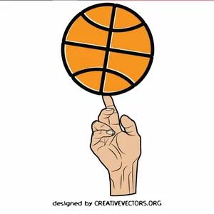 creativevectors.org-Basketball finger spinning Spinning Basketball On Finger, How To Draw Fingers, Basketball Drawings, Ep Cover, Basketball Logo, Arts Ed, Free Vectors, Creative Commons, Logo Ideas