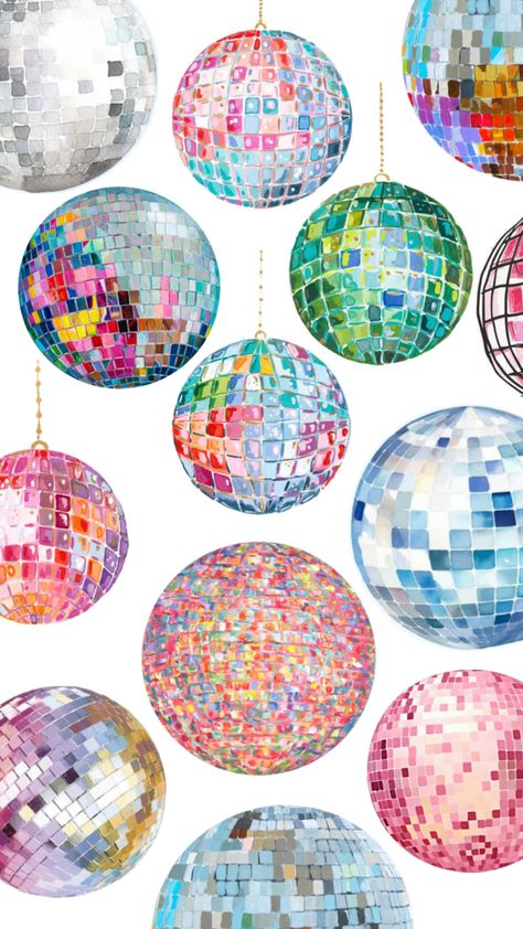 Colorful Disco Ball, Ig Highlights, Disco Ball, Highlights, Rainbow, Quick Saves, Color, Art