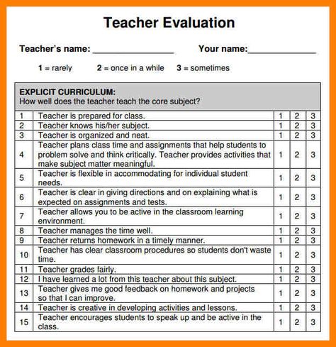 Teacher Evaluation Form Teacher Evaluation Form, Employee Evaluation Form, Child Development Theories, Teacher Observation, Classroom Observation, Counselling Tools, Teaching Classroom Management, Teacher Evaluation, Performance Appraisal