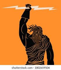 Zeus Painting, Zeus Illustration, Greece Mythology, Cb Logo, Painting Images, Greek Myth, Greek And Roman Mythology, Flash Mob, Roman Mythology