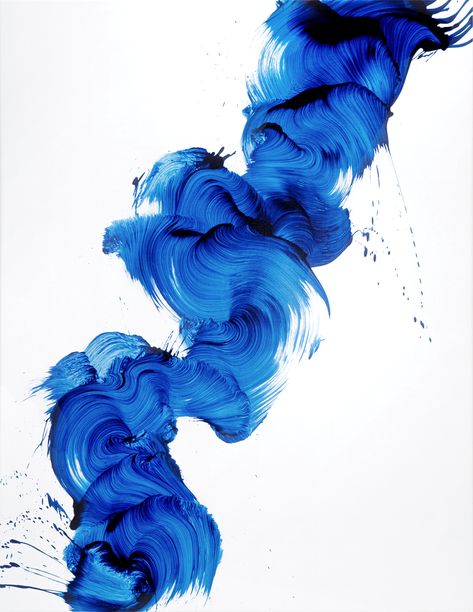 Last Kind Word (2016) oil on linen artwork by artist James Nares via Kasmin Gallery, New York #JamesNares James Nares, Art Appliqué, Blue Room, Modern Abstract Painting, 판타지 아트, British Artist, Abstract Acrylic, Package Design, Texture Painting