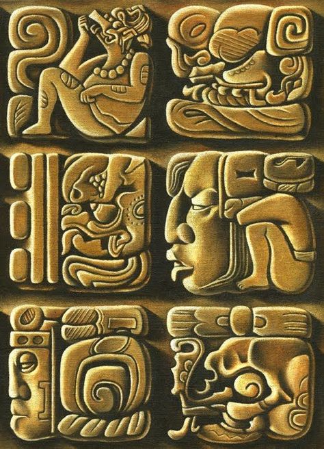 Mayan Calendar exampled. Apocalypto Inca Art, Mayan Glyphs, Aztec Symbols, Mayan Tattoos, Mayan Symbols, Maya Civilization, Maya Art, Aztec Culture, Mayan Calendar