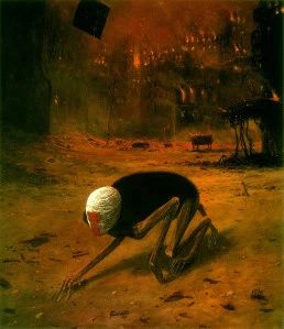 The Weird and Surreal Art of Zdzislaw Beksinski | Scipio Americanus Zdzisław Beksiński Paintings, Art Sinistre, Art Bizarre, Images Terrifiantes, Surealism Art, Zdzisław Beksiński, Nightmares Art, Dark Paintings, Art Noir