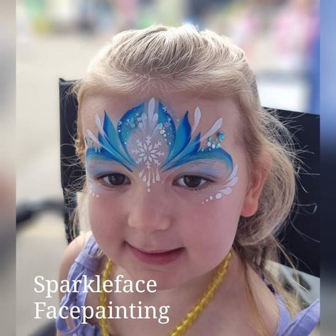 Frozen Face Painting Ideas, Winter Face Painting, Snowman Face Paint, Winter Face Paint, Frozen Face Painting, Disney Face Painting, Frozen Face Paint, Face Painting Flowers, Face Painting Ideas