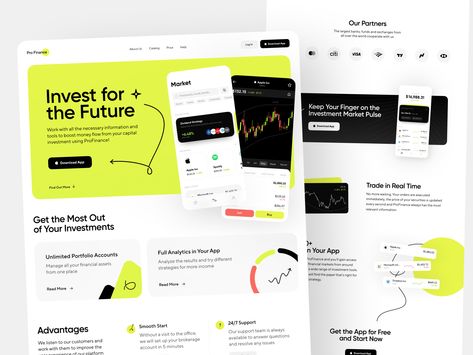 Studio Marketing, Landing Page Inspiration, Agency Website Design, Amazing Websites, Directory Design, Ui Ux Designer, Finance App, Webpage Design, Website Design Layout