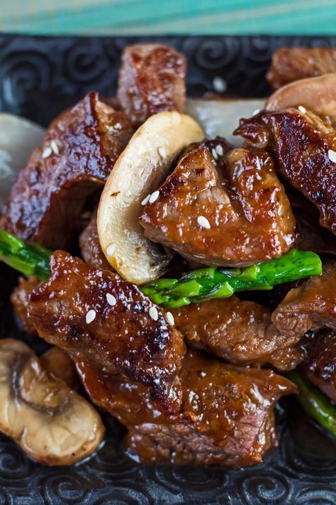 Panda Express Angus Steak Recipe, Shanghai Steak Recipe, Panda Express Black Pepper Angus Steak, Black Pepper Angus Steak Panda Express, Angus Sirloin Tender Steak Recipes, Angus Sirloin Steak Recipes, Shanghai Beef Recipe, Chinese Steak Recipes, Panda Express Noodles Copycat Recipes