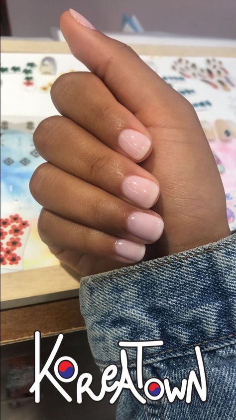 Short Nails For Black Women Dark Skin, Natural Acrylic Overlay Nails, Nail Colors That Match Everything, Gel Manicure Black Women, Short Classy Nails Dip Powder, Nexgen Nails Colors, Jamaica Nails, Natural Nails Manicure, Overlay Nails