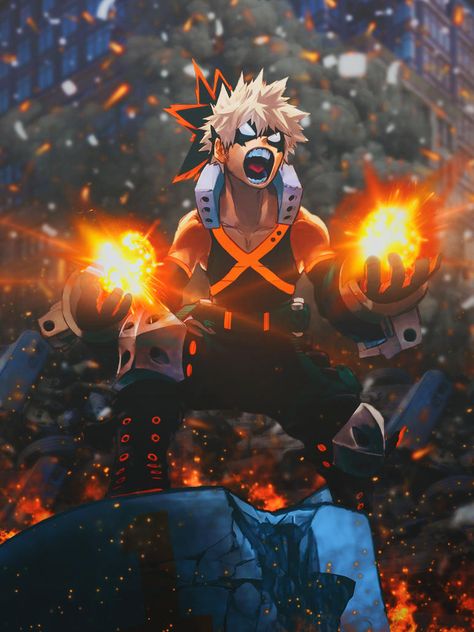 Bakugou Wallpaper, Good Phone Backgrounds, Academia Wallpaper, Funny Wallpaper, My Hero Academia Episodes, Fanarts Anime, Izuku Midoriya, Digital Wallpaper, Anime Background