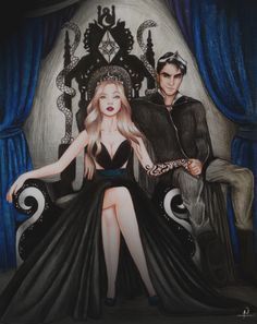 Feyre and Rhysand by MaraBarrow. ACOWAR. Sarah J Maas A Court Of Dreams, Sarah Maas, Court Of Wings And Ruin, Court Of Dreams, Feyre And Rhysand, School For Good And Evil, A Court Of Wings And Ruin, 얼굴 그리기, Acotar Series