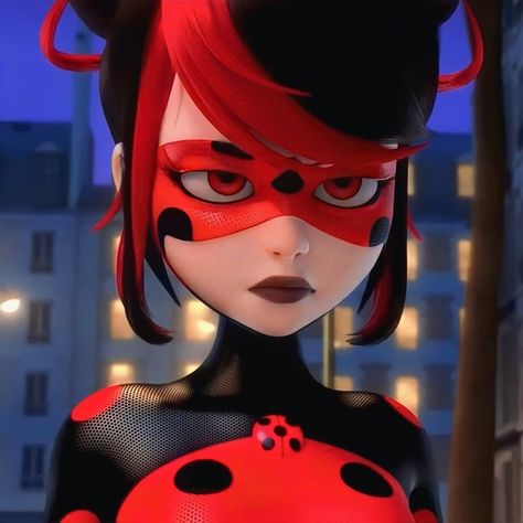 Miraculous ladybug Miraculous Ladybug Shady Bug, Shadybug Pfp, Shadybug Art, Red Characters Cartoon, Shadybug And Claw Noire, Ladybug Eyes, Miraculous Ladybug Pfp, Miraculous Shadybug, Miraculous Ladybug Icons