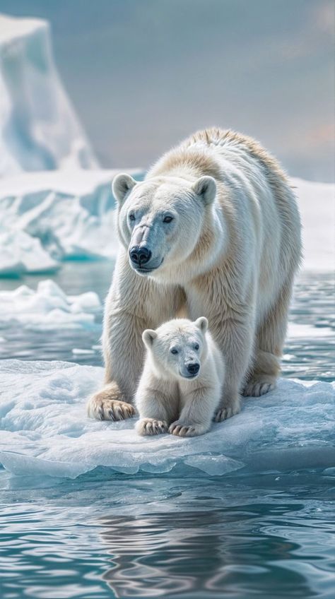 Pictures Of Polar Bears, Polar Bear Wallpaper, African Animals Photography, Polar Bear On Ice, Polar Bear Images, Polar Bear Art, Wild Animals Photography, The First Snow, Animal Experiences