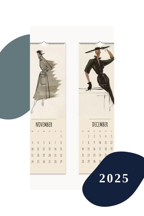 Discover the timeless elegance of Marie-Louise Carven with the exquisite wall calendar for 2025. Immerse yourself in the world of this iconic fashion designer known for her innovative womens fashion that continues to inspire fashion outfits today. Celebrate a true fashion icon and add a touch of sophistication to your space with this stunning calendar showcasing the remarkable legacy of Marie-Louise Carven. Ideal for fashion enthusiasts and those who appreciate the artistry behind each unique de Clothing Illustration, Illustration Calendar, Calendar Gift, Wall Calendars, Calendar Gifts, Iconic Fashion, Todays Outfit, Fashion Icon, Wall Calendar