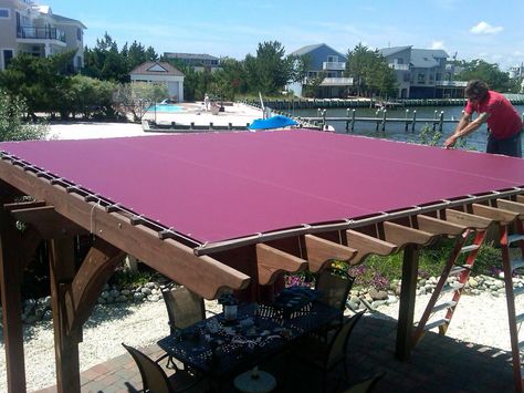 pergola covers | Pergola Cover Cheap Pergola, Patio Pergola, Building A Pergola, Pergola Attached To House, Pergola Design, Small Backyard Gardens, Pergola Canopy, Wooden Pergola, Patio Shade