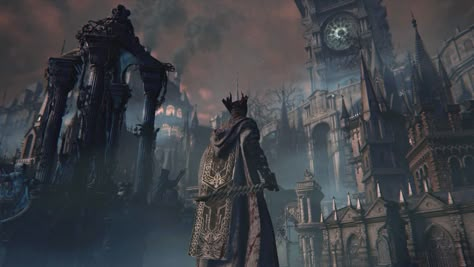 Bloodborne Desktop Wallpaper, Bloodborne Concept Art, Gothic Style Architecture, Wallpaper 1080p, Bloodborne Art, Old Blood, Demon Souls, Dark Souls Art, Armored Core