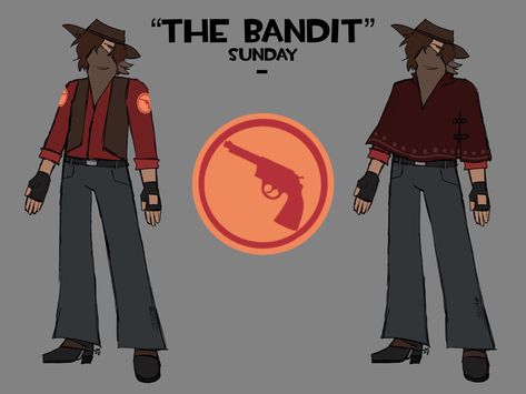 Got a new tf2 oc! His name is Sunday or alternatively Bandit Tf2 Oc Ideas, Tf2 Oc, Team Fortress 2 Medic, Team Fortess 2, Red Team, Fortress 2, Team Fortress 2, Face Reference, Team Fortress