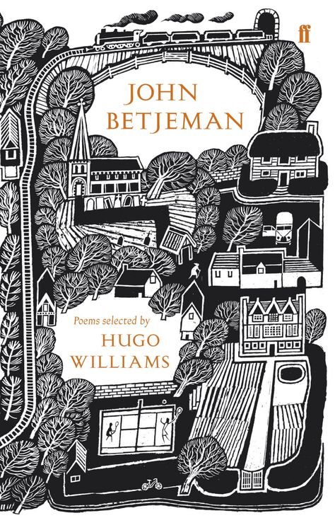 John Betjeman: Poems Selected by Hugo Williams (Faber 80th Anniversary Edition) Gatsby Book, Book Editorial, Best Book Covers, Book Cover Illustration, 80th Anniversary, Beautiful Book Covers, Sylvia Plath, Illustrated Map, Book Cover Art