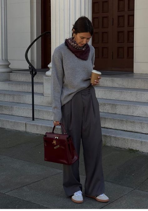 Wide Leg Pant Outfit, Pant Outfits, Stile Casual Chic, Wide Leg Pants Outfit, Street Style Fall Outfits, Leg Pants Outfit, Mode Casual, Wide Leg Pant, Looks Chic