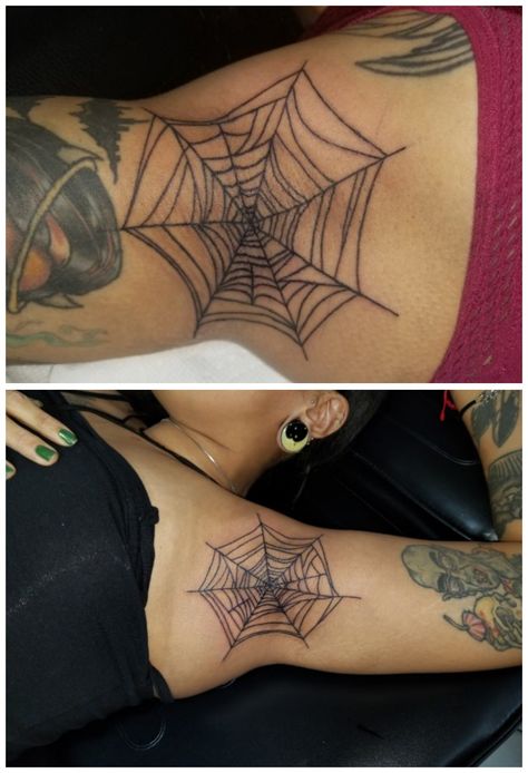 Spiderweb Armpit Tattoo, Armpit Tattoo, Spider Web Tattoo, Web Tattoo, Ink Sketch, Spider Web, Polynesian Tattoo, Tattoos And Piercings, I Tattoo