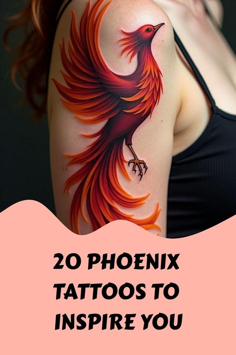 20 Phoenix Tattoos to Inspire You Phoenix Rising From Ashes Art, Phoenix Tattoo Design Simple, Phoenix Tattoo Women Feminine, Phoenix Side Tattoo, Phenix Birds Tattoo For Women, Small Phoenix Tattoos Simple, Phoenix Tattoo Feminine The Ashes, Phoenix Rising From Ashes Tattoo Women, Rising Phoenix Tattoo Feminine