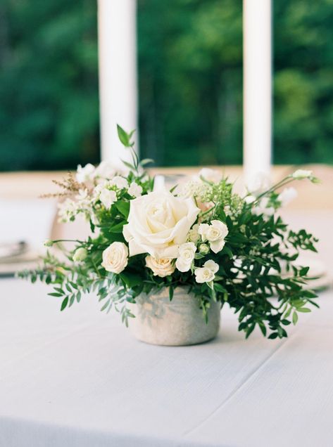 Endless Romance And Inspiration At The Ivy Rose Barn Centerpieces Simple, Plant Centerpieces, Ivy Rose, Baby Naming, Low Centerpieces, Bowl Centerpiece, Ivy Plants, The Ivy, Rose Bowl