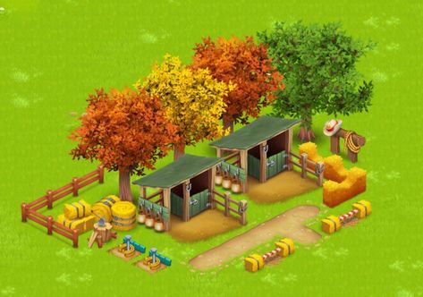 Hay Day Animal Pen Design, Best Hay Day Farm Layout, Hayday Cute Farm, Hayday Bird House Design, Hay Day Farm Animal Design, Hay Day Farm Design Smelter, Cute Hayday Layout, Best Hayday Farm Designs, Hayday Layout Ideas Low Level