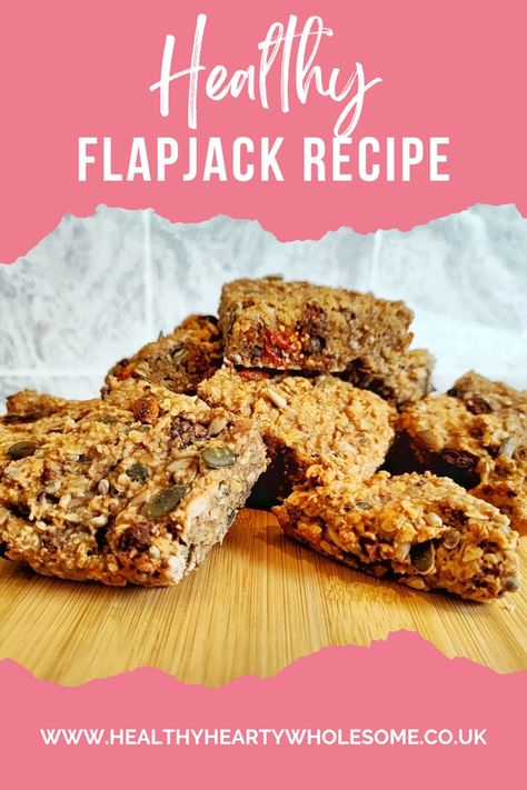 Healthy Flapjack Recipe | Vegan Recipe | Healthy Recipe Flapjack Recipe Chewy, Healthy Flapjack Recipe, Recipe With Bananas, Banana Flapjack, Healthy Flapjack, Flapjack Recipe, Low Histamine Diet, Healthy Low Calorie Meals, Vegan Snack