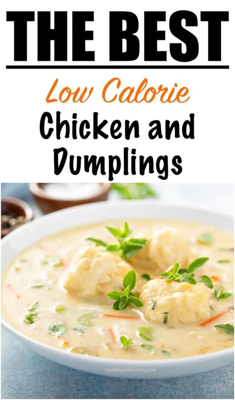 Low Calorie Chicken and Dumplings Recipe Crockpot Chicken And Dumplings Skinnyish, Easy Healthy Chicken And Dumplings, Healthy Chicken Dumplings Crockpot, Low Calorie Chicken And Dumplings, Greek Yogurt Chicken And Dumplings, Low Calorie Crock Pot Chicken Recipes, Crockpot Chicken And Dumplings Healthy, Low Cal Crockpot Recipes, Low Calorie Dumplings