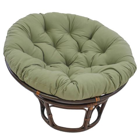 Cushion for a papasan chair at Wayfair for $124.82 Papasan Chair Cushion, Indoor Chair Cushions, Papasan Cushion, Lounge Chair Cushions, Indoor Chairs, Papasan Chair, Tufted Cushion, Replacement Cushions, Chair Pads