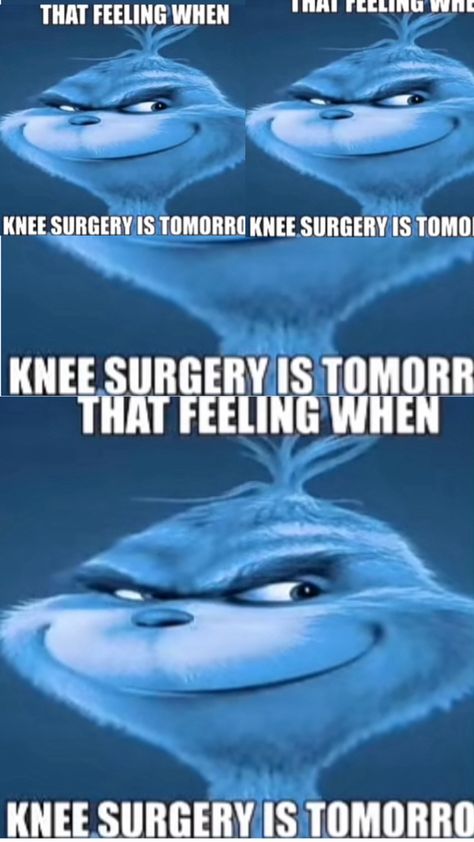 Knee surgery Surgery Humor, Funny French, Proceed With Caution, Silly Funny, Knee Surgery, Come To Me, I Dont Have Friends, Bad Day, Funny Humor