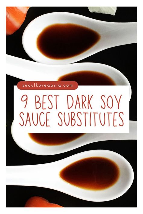 A staple in many Asian dishes, dark soy sauce is prized for its hearty, savory flavor and deep, dark hue. However, if you don't have this indispensable condiment in your pantry, there are a number of dark soy sauce alternatives that can help you cook similarly. No matter if you are making stir-fries, marinades, or dipping sauces, this article explores several of the best dark soy sauce substitutes. Soy Sauce Substitute, Soy Sauce Alternative, Asian Dipping Sauce, Dark Soy Sauce, China Food, Food Substitutions, Dipping Sauces, Korean Dishes, Stir Fries