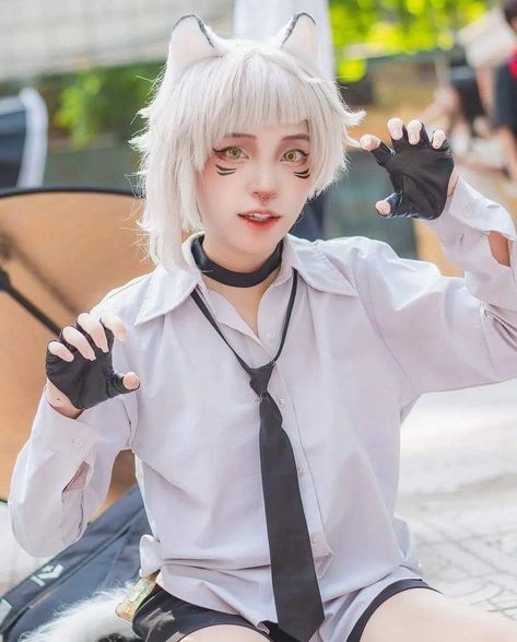 Cr: prudo_3011 on Instagram Atsushi Cosplay, Atsushi Nakajima, Stray Dogs, Bungo Stray Dogs, Stray Dog, Dogs, On Instagram, Instagram