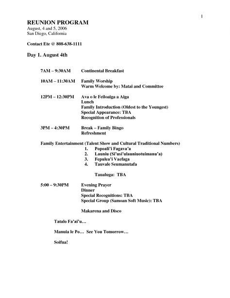 Example of sample family reunion ideas class reunion program template class family reunion agenda template pdf. Family reunion agenda template, When conducting meetings, it is best to get a meeting agenda template. This is your guide to have a productive and eff... Family Reunion Banquet, Reunion Checklist, Banquet Program, Friend Reunion, Highschool Reunion, Reunion Activities, Family Reunion Ideas, Family Reunion Decorations, Class Reunion Invitations