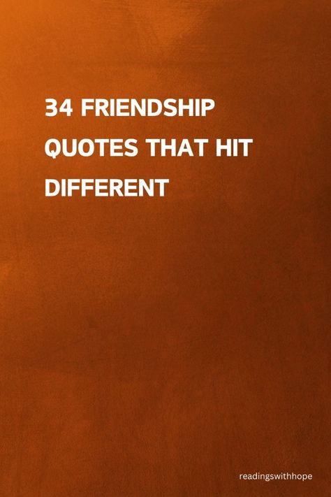 Celebrate the beauty of friendship with these friendship quotes that hit different, capturing the essence of true companionship. These quotes highlight the joys and challenges of being there for each other. Quotes About New Friendship Met, Quotes For New Friendships, Quotes About Hugs Friendship, Importance Of Friendship Quotes, Male Friendship Quotes Feelings, Friendship Through The Years Quotes, Cute Quotes About Friendship, Quality Time Quotes Friendship, Grateful For Friendship Quotes