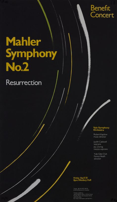 Yale Symphony Orchestra Concert Poster Gallery Symphony Poster Design, Classical Concert Poster Design, Concert Poster Graphic Design, Classical Music Concert Poster, Classical Concert Poster, Orchestra Concert Poster, Concert Poster Design Graphics, Orchestra Branding, Orchestra Poster