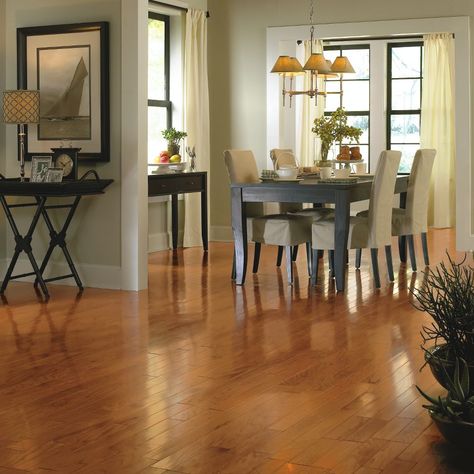 Oak Floor Decor, Light Maple Floors, Red Hardwood Floors, Vinyl Flooring For Basement, Warm Hardwood Floors, Flooring For Basement, Wood Flooring Dark, Modern Wood Flooring, Bruce Hardwood Floors