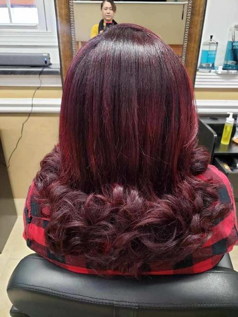 Bubble Flip Hair, Bottom Curls, Hollywood Glam Hair, Long Curled Hair, Vintage Hair Salons, Women Hair Styles, Mahogany Hair, Marlo Thomas, Hair 101