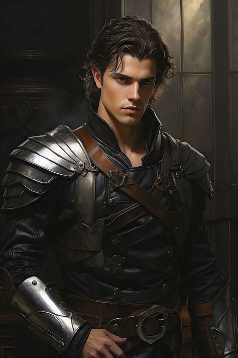 Knight Fantasy Art Male, Prince Oc Male, Male Bard Character Art, Rogue Character Design Male, Fantasy Prince, Prince Warrior, Medieval Prince, Fantasy Fighter, Fantasy Story Ideas