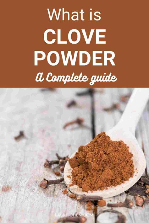 A Pinterest pin featuring clove powder with easy-to-read text. The guide showcases its nutrition, benefits, and tips on buying and storing. Perfect for anyone wanting to add a flavorful and healthy twist to their meals. #ClovePowderGuide #SpiceBenefits #HealthyCooking Dried Cloves, Cloves Benefits, Cloves Spice, Spice Up Your Life, Clove Bud, Healthy Blood Sugar Levels, Herb Seeds, How To Make Tea, Spice Blends