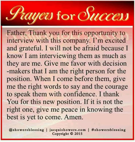 Prayer job interview Prayers For Success, Business Encouragement, Prayer For Success, Prayer For Work, Prayers For Guidance, Business Prayer, Wisdom Scripture, Spiritual Abundance, Prayer For Guidance