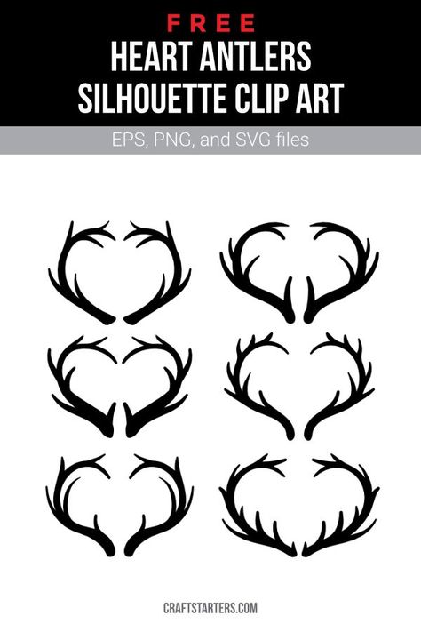 Silhouette Clip Art, Art Practice, Leather Pattern, Christmas Designs, Pyrography, Png Transparent, Antlers, Heart Design, Logo Inspiration